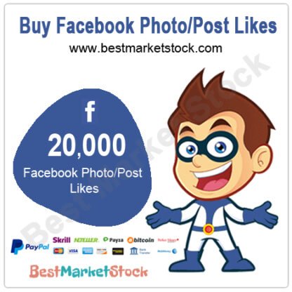 20,000 Facebook Photo Post Likes