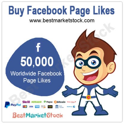 50,000 Worldwide Facebook Fan Page Likes